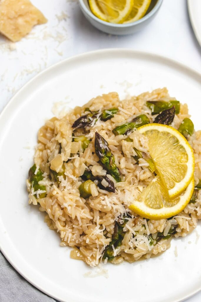 Instant Pot Lemon Asparagus Risotto - The Recipe Well