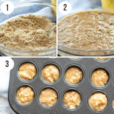 Gluten Free Banana Mini Muffins (Nut free!) - The Recipe Well