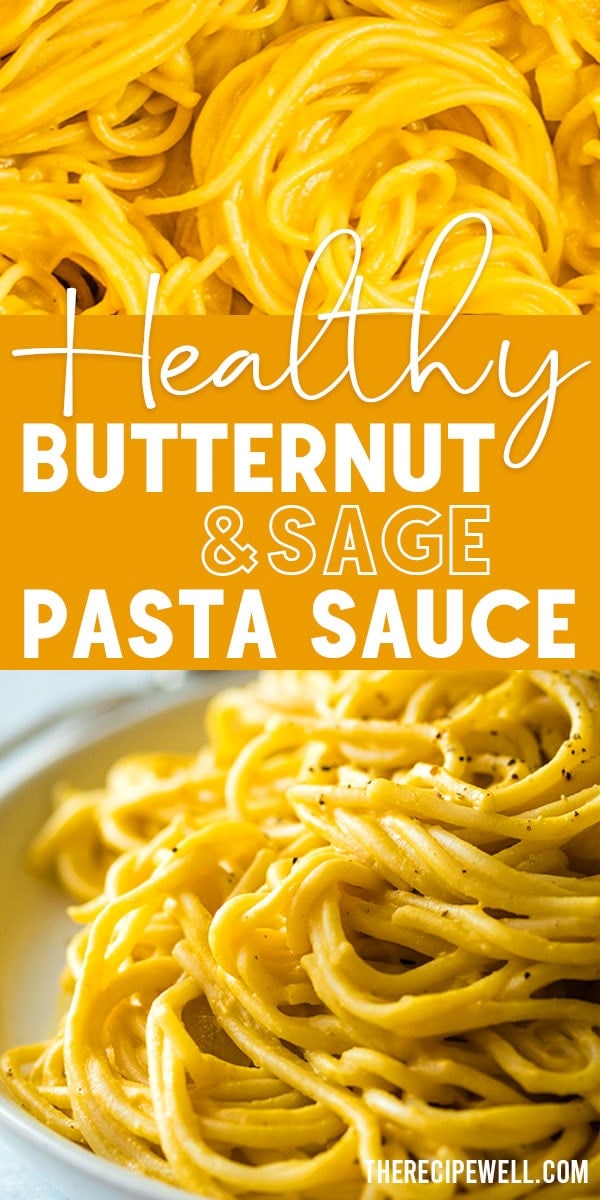This Pasta with Creamy Vegan Butternut Squash Sauce is a lightened up fall comfort food. This sauce is a great way to use up leftover butternut squash and comes together quickly on busy weeknights. FOLLOW The Recipe Well for more great recipes!

#weeknightmeals #dinnerideas #vegan #vegetarian #healthy #easy #sage #dairyfree via @therecipewell