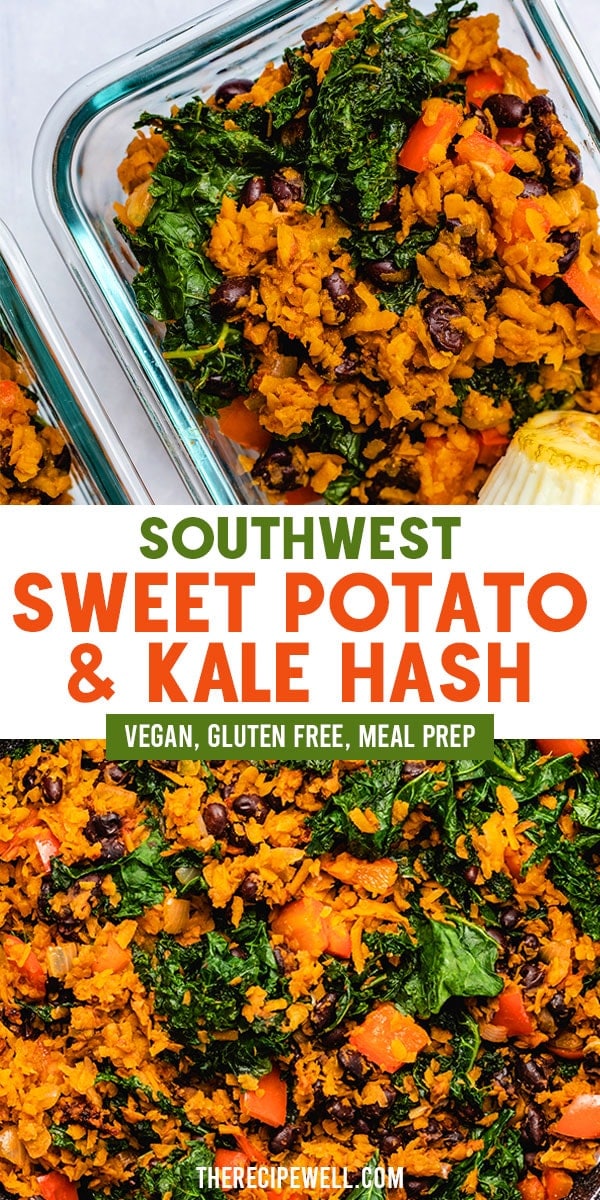 Southwest Sweet Potato, Kale and Black Bean Skillet The Recipe Well