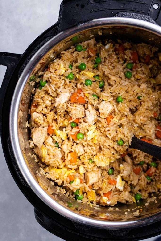 Chicken Fried Rice in an Instant Pot