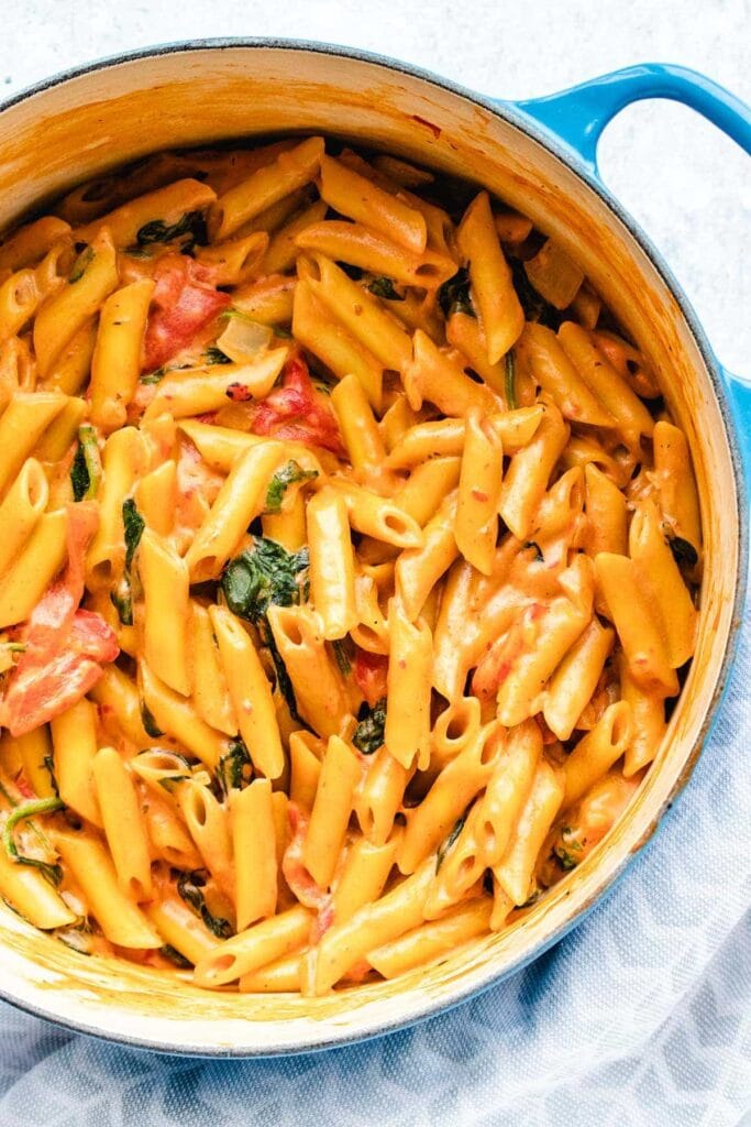 Creamy Vegan One-Pot Pasta (Easy Weeknight Meal!) - The Recipe Well