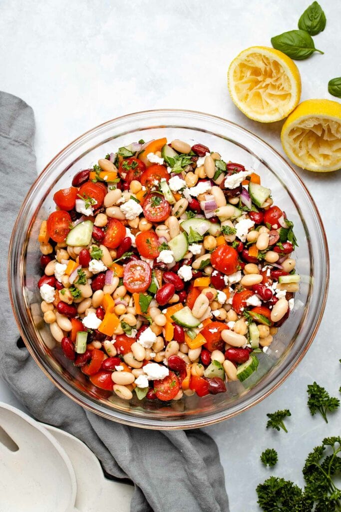 Mediterranean Bean Salad - The Recipe Well