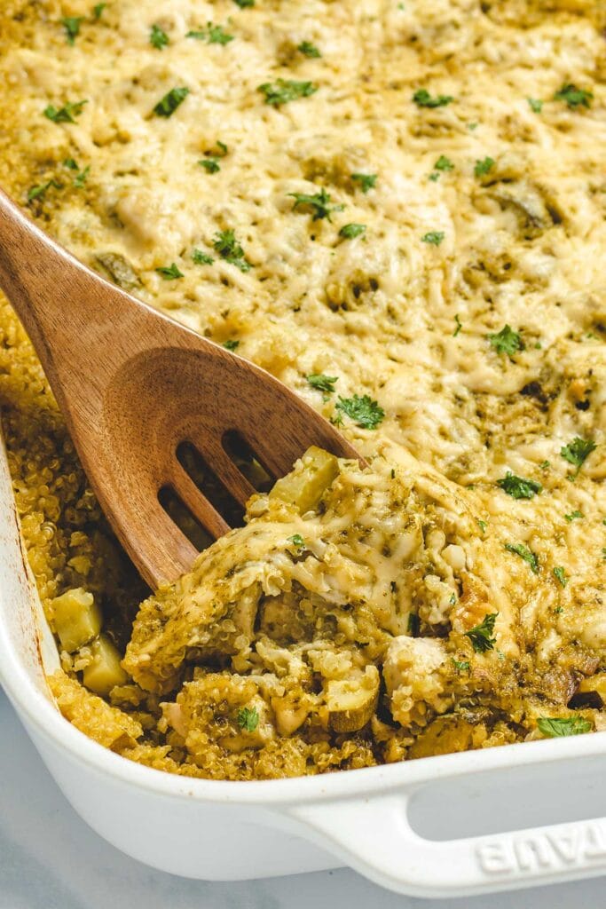 Cheesy Chicken and Zucchini Casserole - The Recipe Well