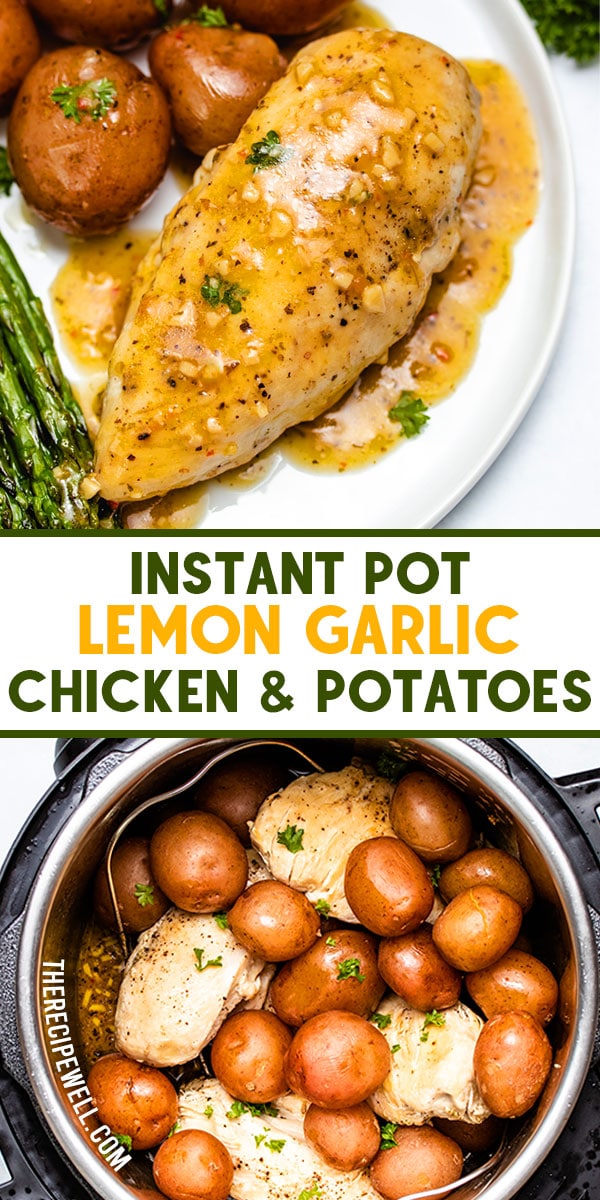 This Instant Pot Chicken and Potatoes might just become your go-to chicken dinner. You will love the incredible buttery lemon garlic sauce that cooks in the pot at the same time! FOLLOW The Recipe Well for more great recipes! via @therecipewell