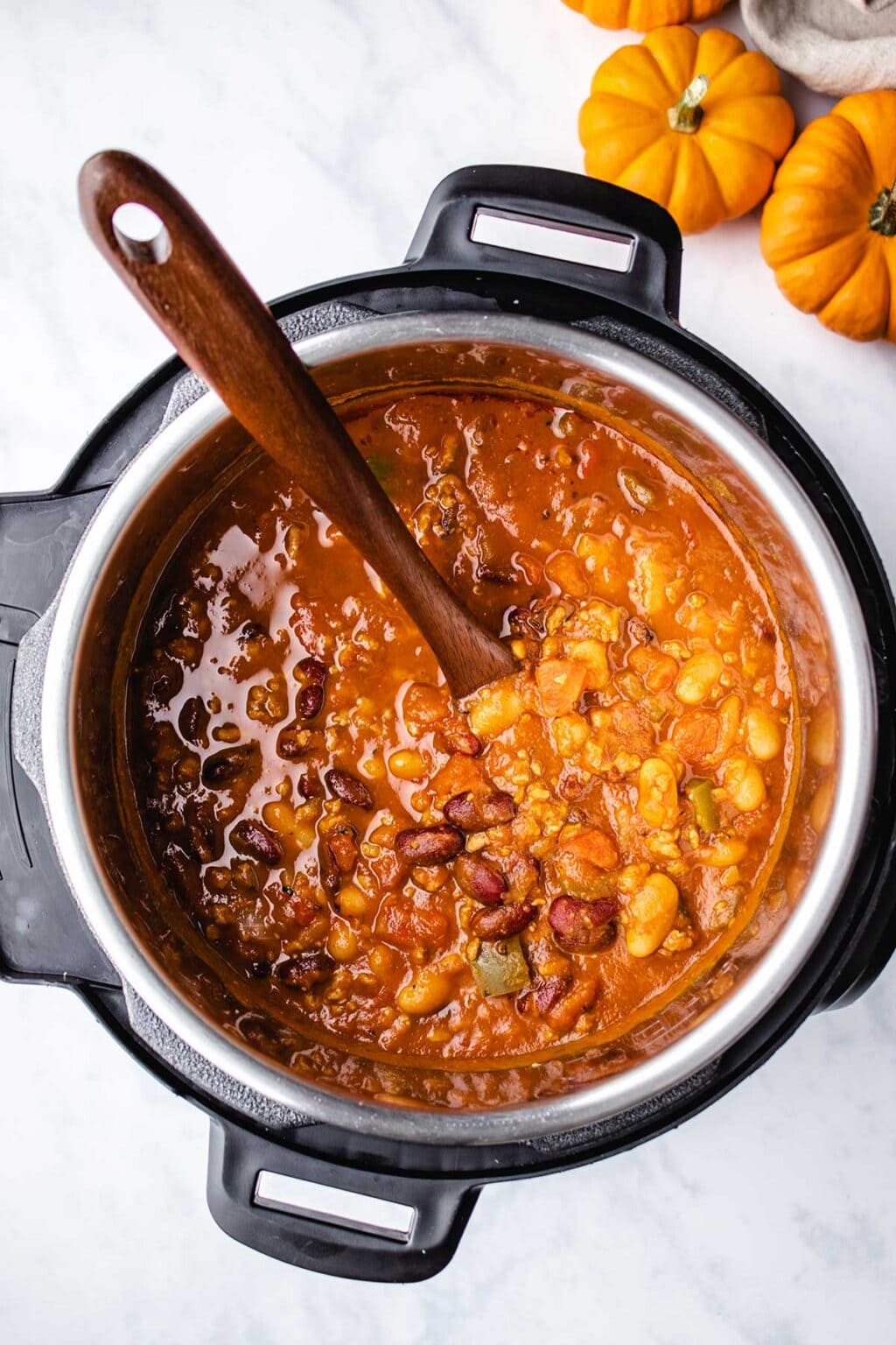 Instant Pot Pumpkin Turkey Chili The Recipe Well