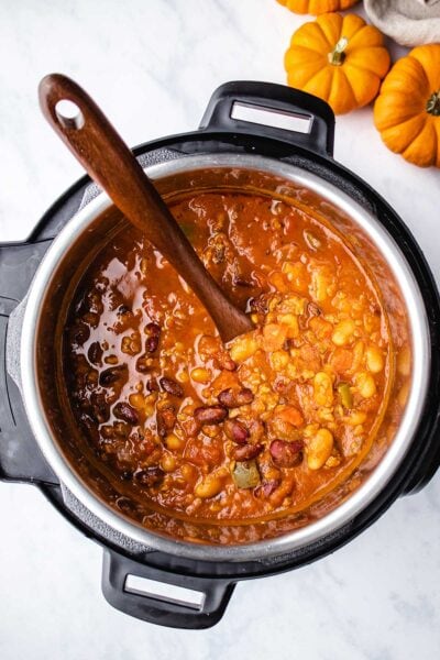 Instant Pot Pumpkin Turkey Chili - The Recipe Well