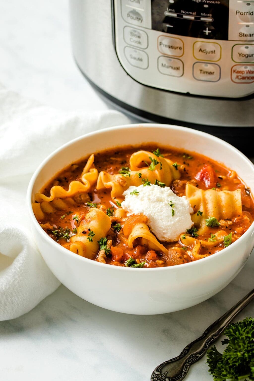 Instant Pot Lasagna Soup - The Recipe Well