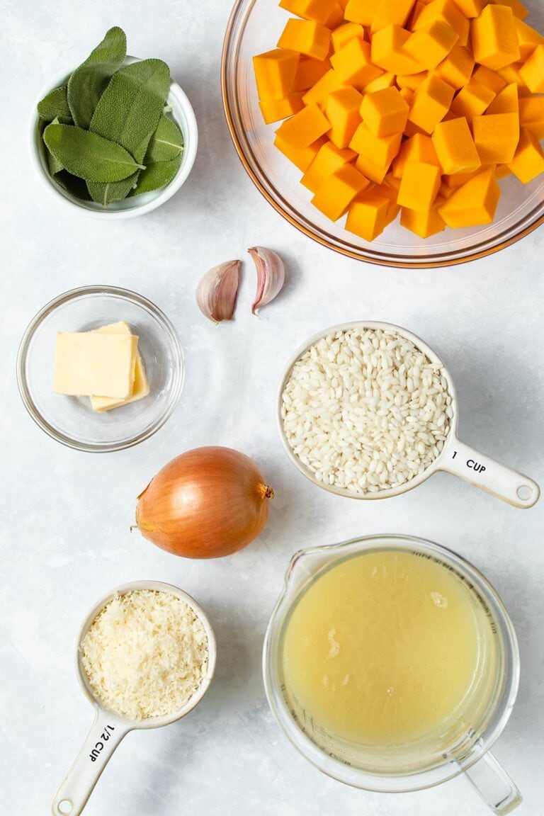 Instant Pot Butternut Squash Risotto with Crispy Sage - The Recipe Well
