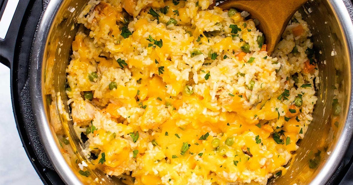 Instant Pot Cheesy Chicken And Rice The Recipe Well