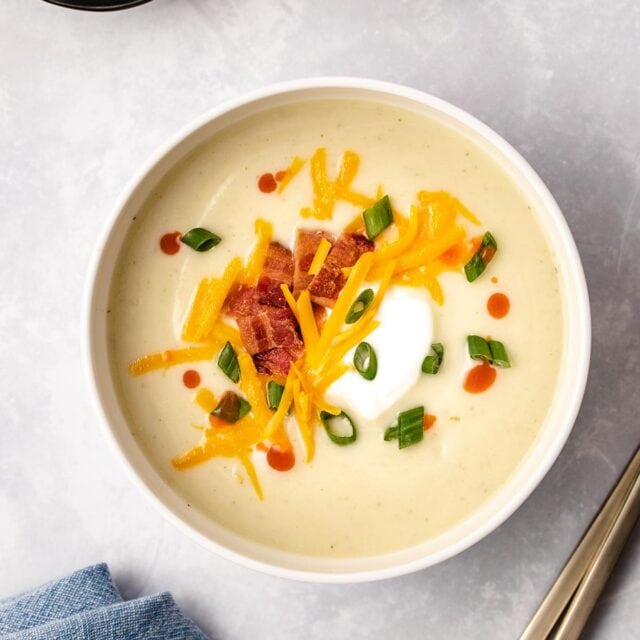 Instant Pot Loaded Cauliflower Soup - The Recipe Well