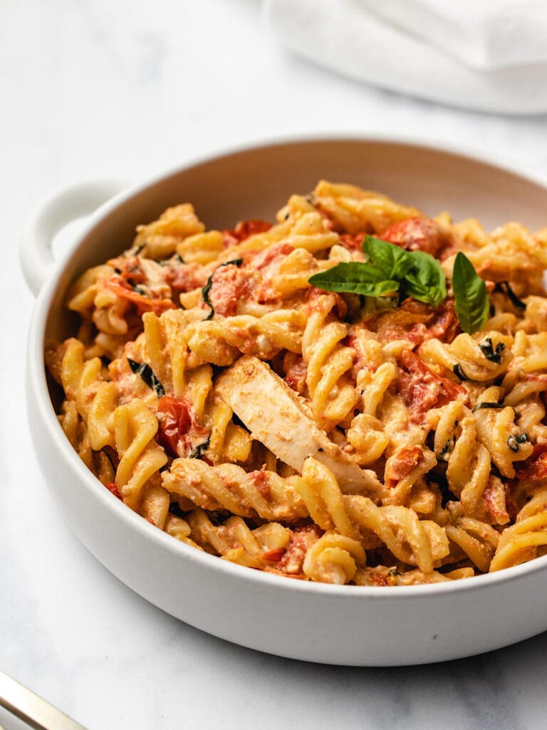 Baked Feta Chicken Pasta Tutorial