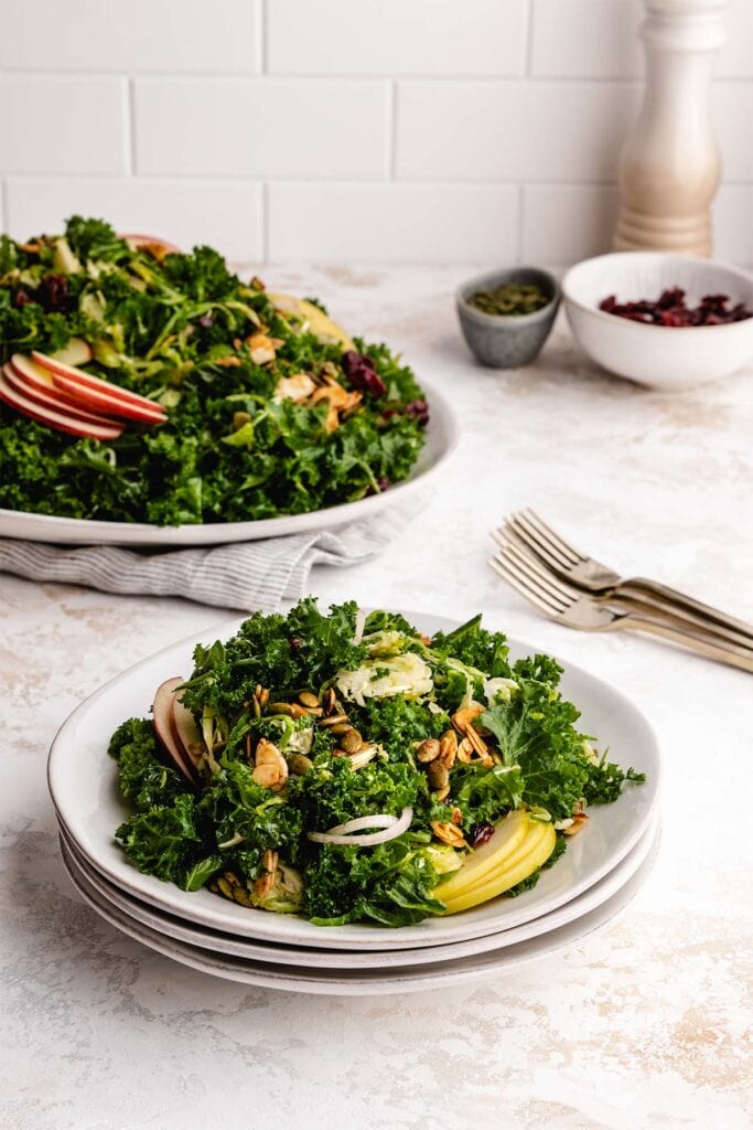 Kale And Brussels Sprout Salad (Vegan) - The Recipe Well