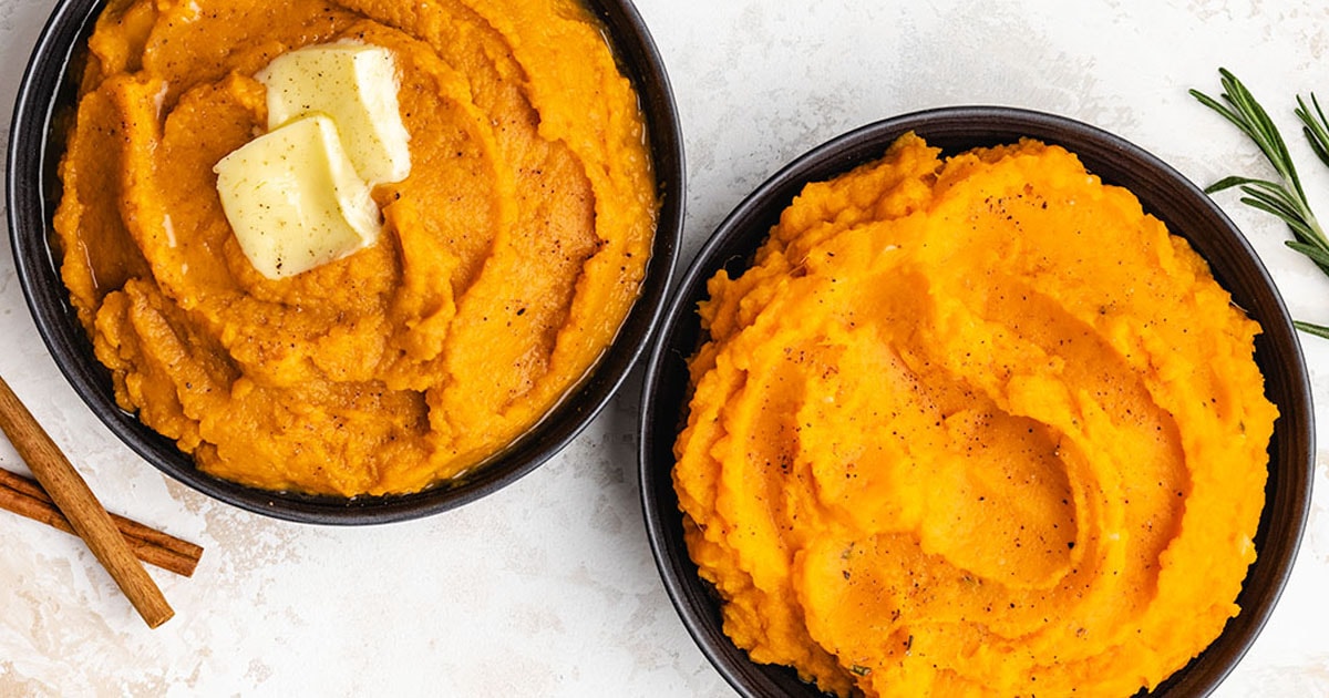 Instant Pot Mashed Sweet Potatoes - Sweet or Savoury!