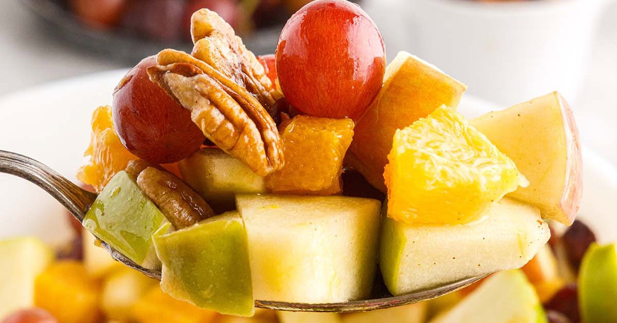 Fall Fruit Salad {perfect for Thanksgiving }